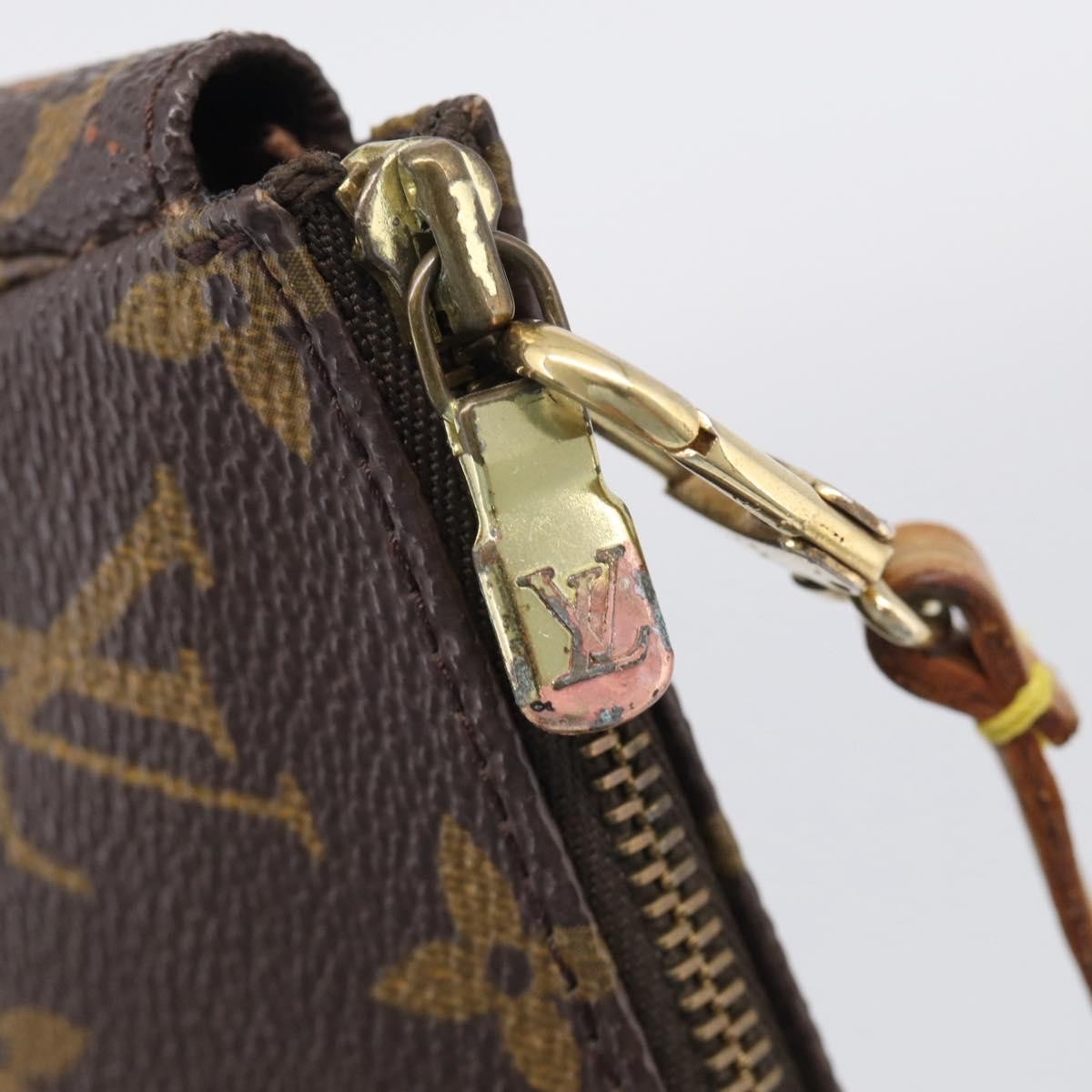 Louis Vuitton Pochette Accessoires NM Monogram Canvas, Brown, Canvas, Clutch