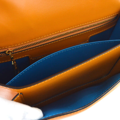 Louis Vuitton LV Pont 9 Leather, Orange, Leather, Shoulder Bag