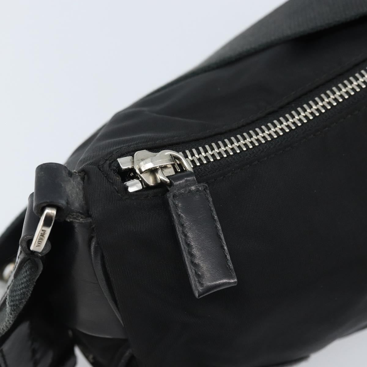 Prada Shoulder Tessuto, Black, Nylon, Shoulder Bag