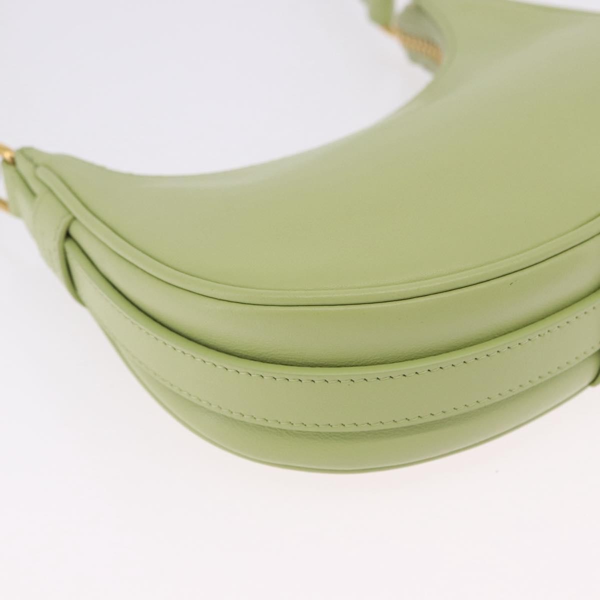 Celine Ava Leather, Green, Leather, Handbag
