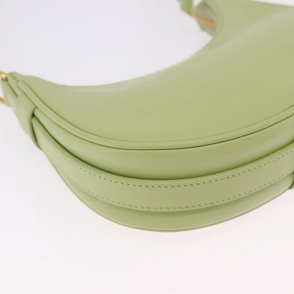 Celine Ava Leather, Green, Leather, Handbag