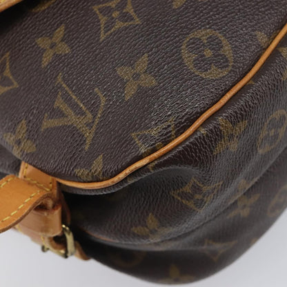Louis Vuitton Saumur Monogram Canvas, Brown, Canvas, Shoulder Bag