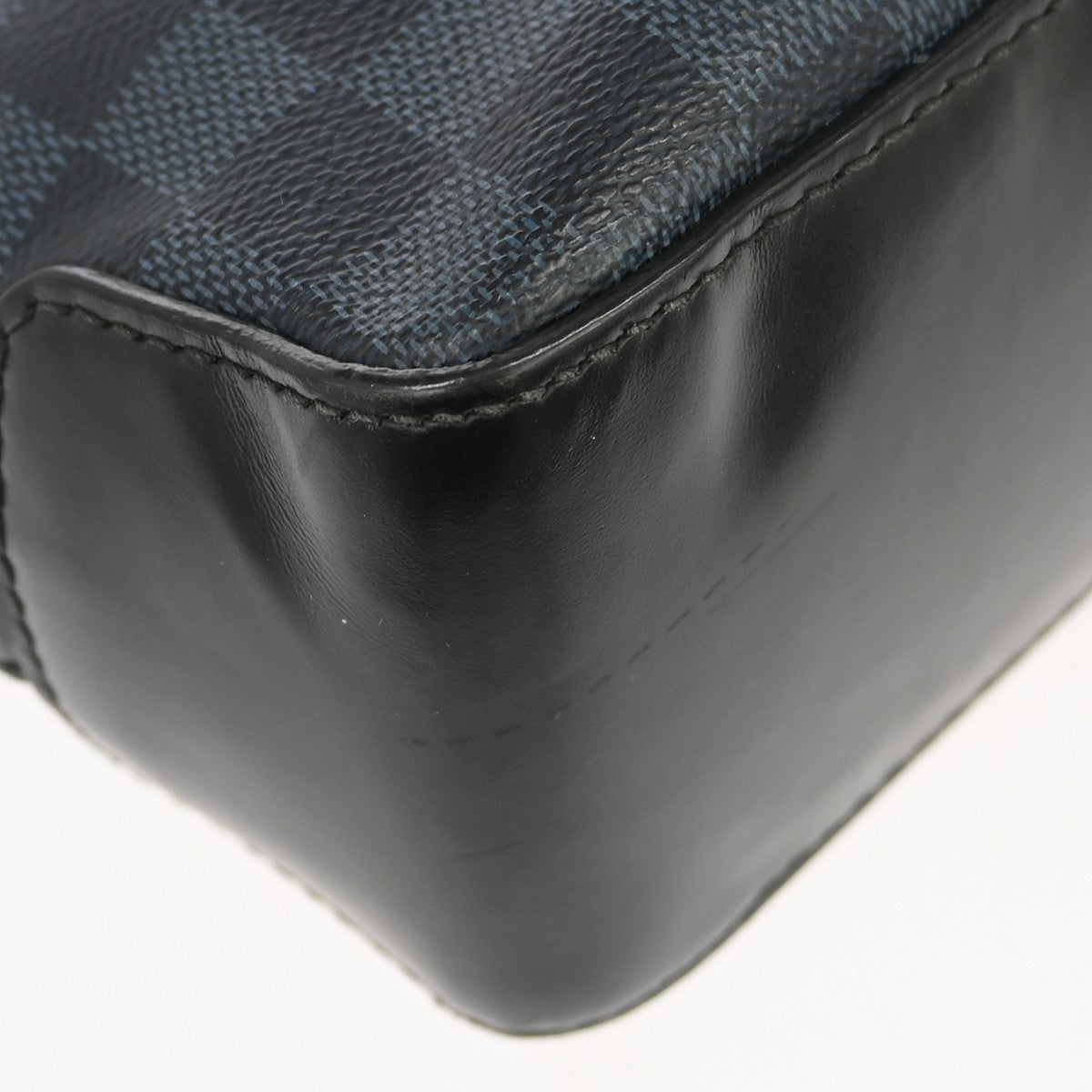 Louis Vuitton Greenwich Messenger Damier Cobalt, Black, Canvas, Shoulder Bag