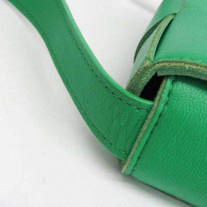 Bottega Veneta Cassette Maxi Intrecciato Leather, Green, Leather, Clutch
