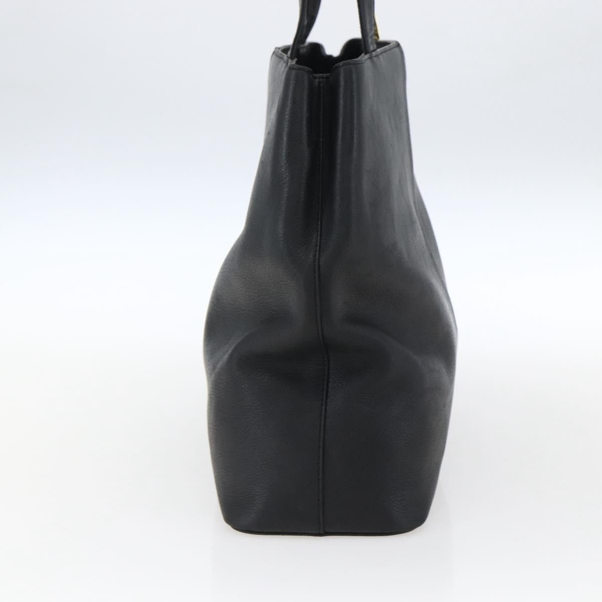 Burberry Vintage Leather, Black, Leather, Tote Bag