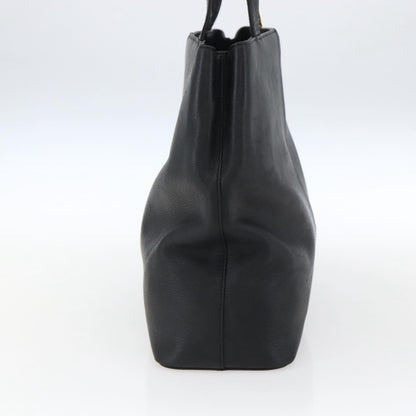 Burberry Vintage Leather, Black, Leather, Tote Bag