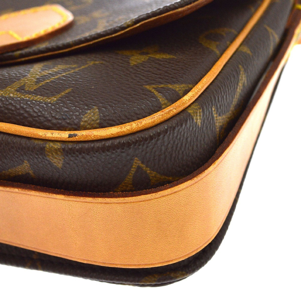 Louis Vuitton Cartouchiere Monogram Canvas, Brown, Canvas, Handbag