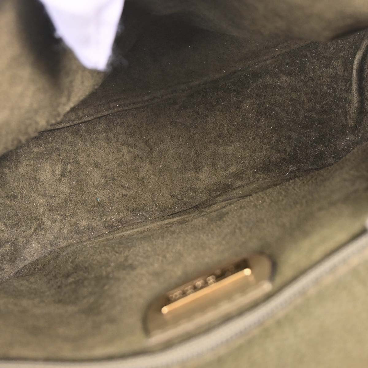 Gucci Vintage Leather, Green, Leather, Handbag