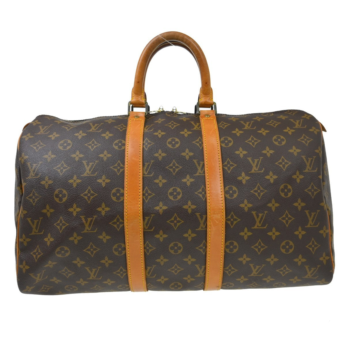 Louis Vuitton Keepall Monogram Canvas, Brown, Canvas, Travel Bag