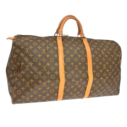 Louis Vuitton Keepall Monogram, Brown, Canvas, Travel Bag