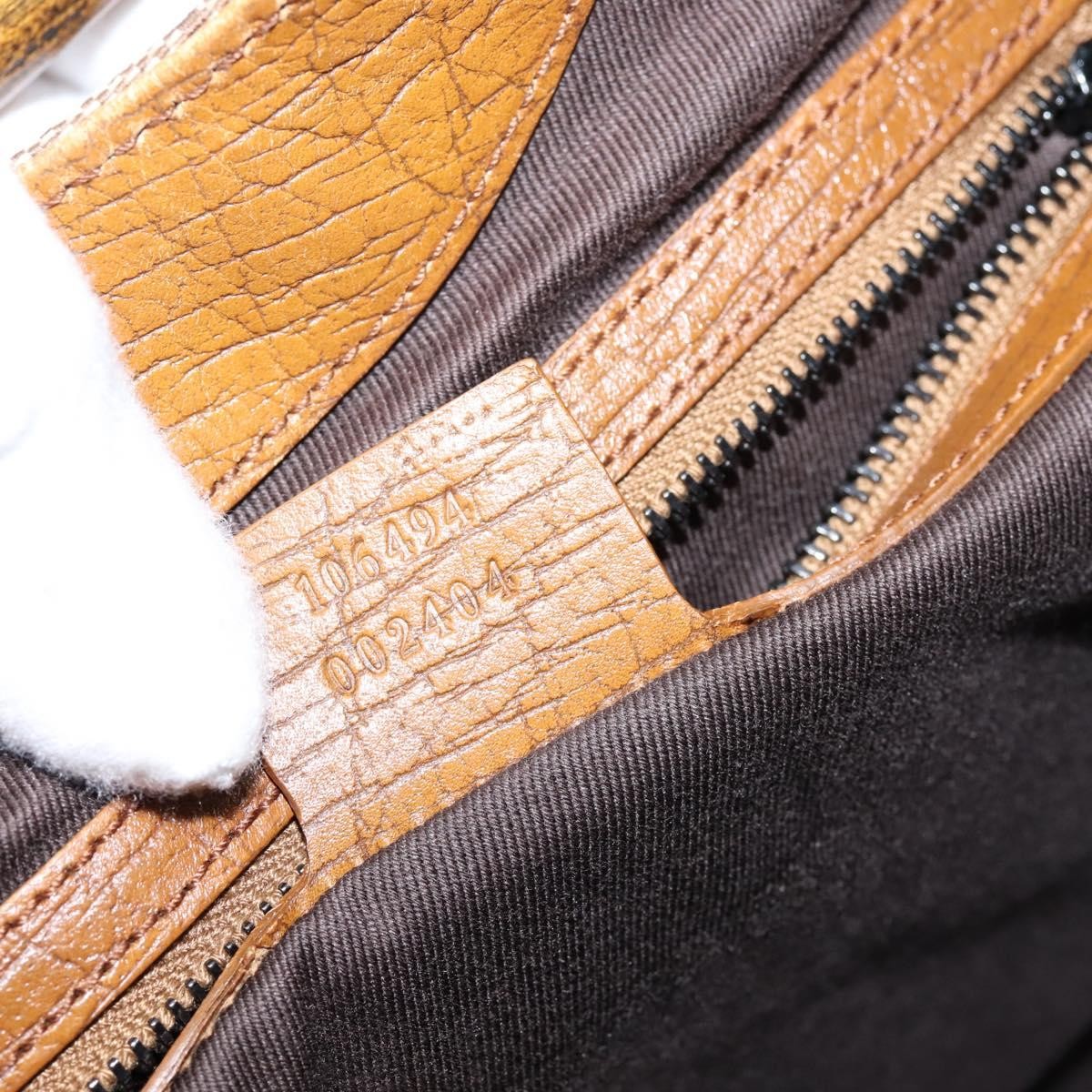 Gucci Vintage Bamboo Handle GG Canvas, Beige, Canvas, Tote Bag
