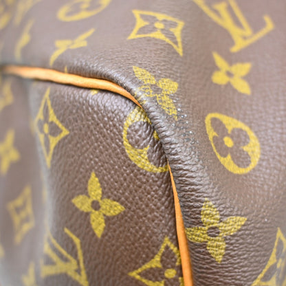 Louis Vuitton Keepall Bandouliere Monogram Canvas, Brown, Canvas, Travel Bag