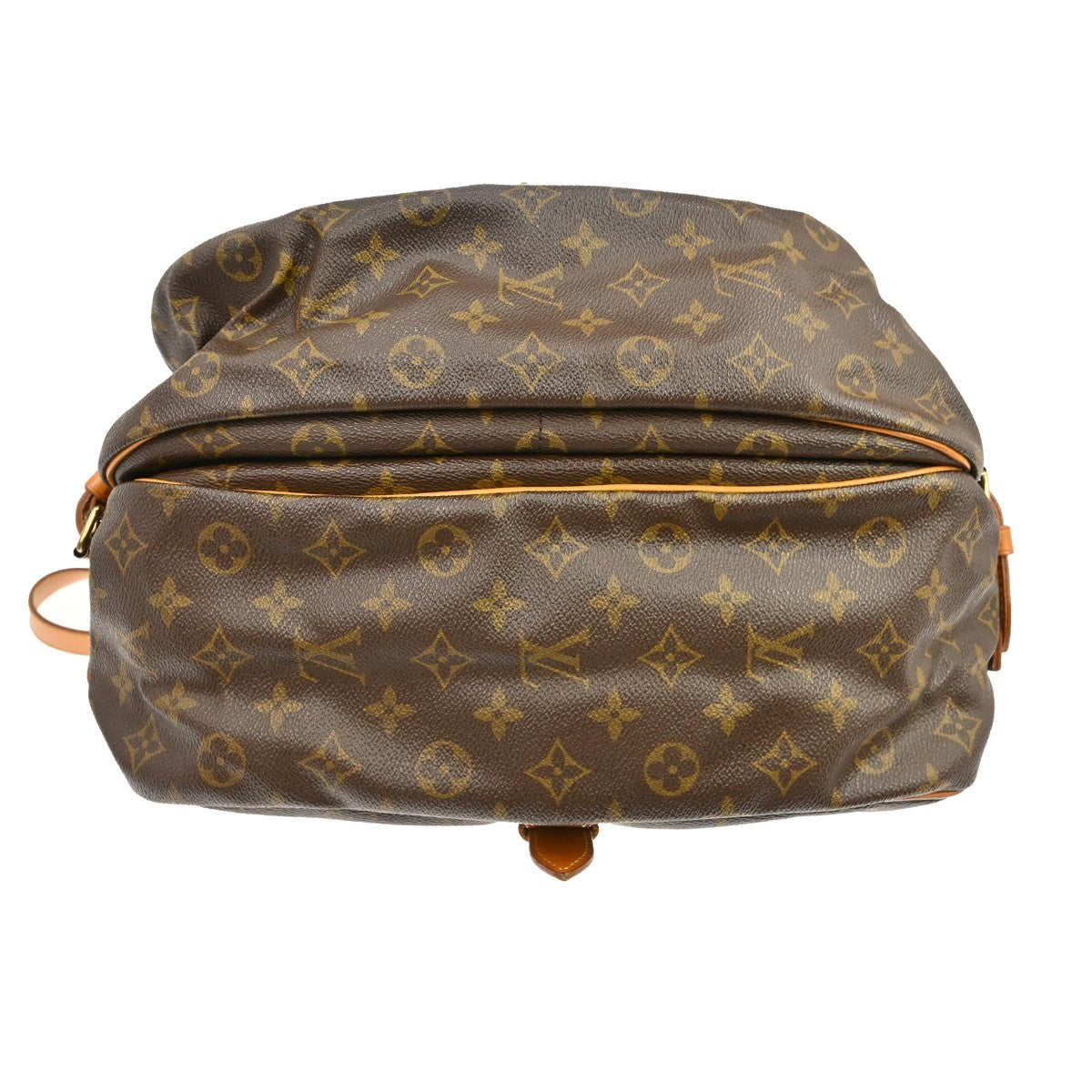 Louis Vuitton Saumur Monogram, Brown, Canvas, Shoulder Bag