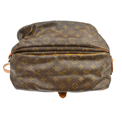 Louis Vuitton Saumur Monogram, Brown, Canvas, Shoulder Bag
