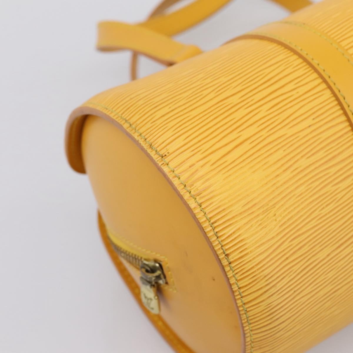 Louis Vuitton Soufflot Epi Leather, Yellow, Leather, Tote Bag