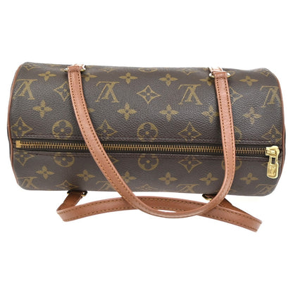 Louis Vuitton Papillon Monogram Canvas, Brown, Leather, Handbag