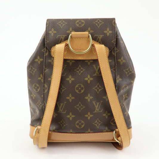 Louis Vuitton Vintage Montsouris Monogram Canvas, Brown, Canvas, Backpack