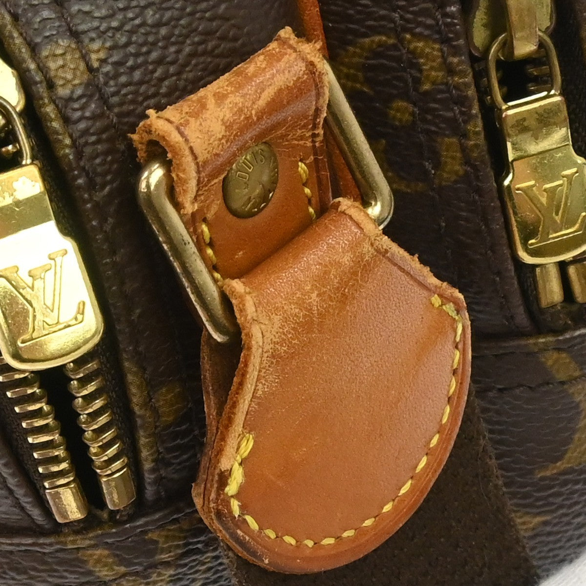 Louis Vuitton Reporter Monogram, Brown, Canvas, Shoulder Bag