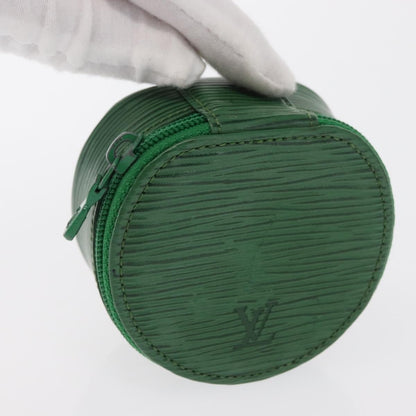 Louis Vuitton Ecrin Bijoux Epi Leather, Green, Leather, Jewelry Set