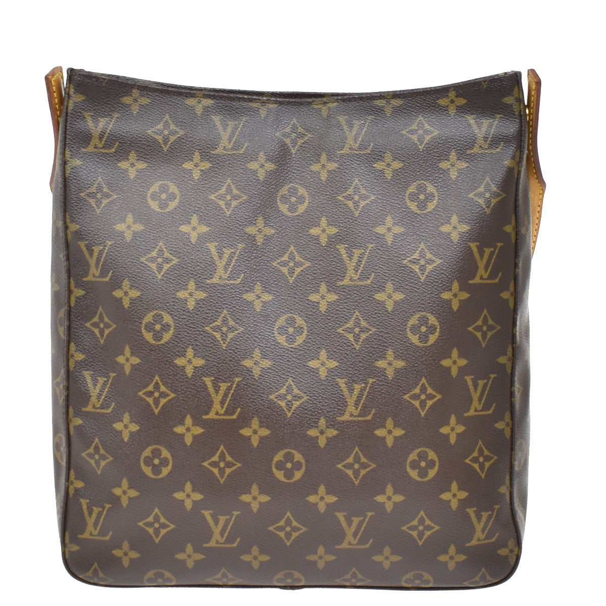 Louis Vuitton Looping Monogram Canvas, Brown, Canvas, Handbag