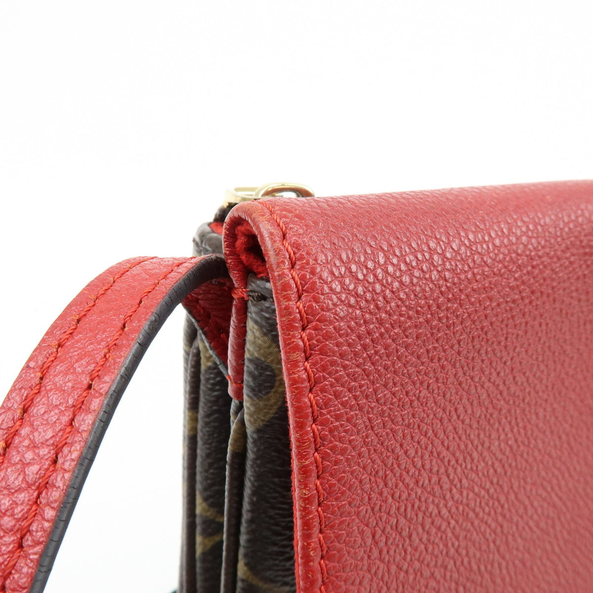 Louis Vuitton Twice Monogram Canvas and Leather, Brown, Canvas, Handbag