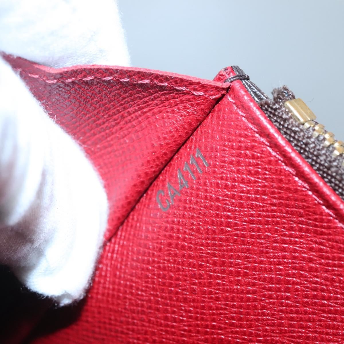 Louis Vuitton Emilie Monogram Canvas, Red, Canvas, Wallet