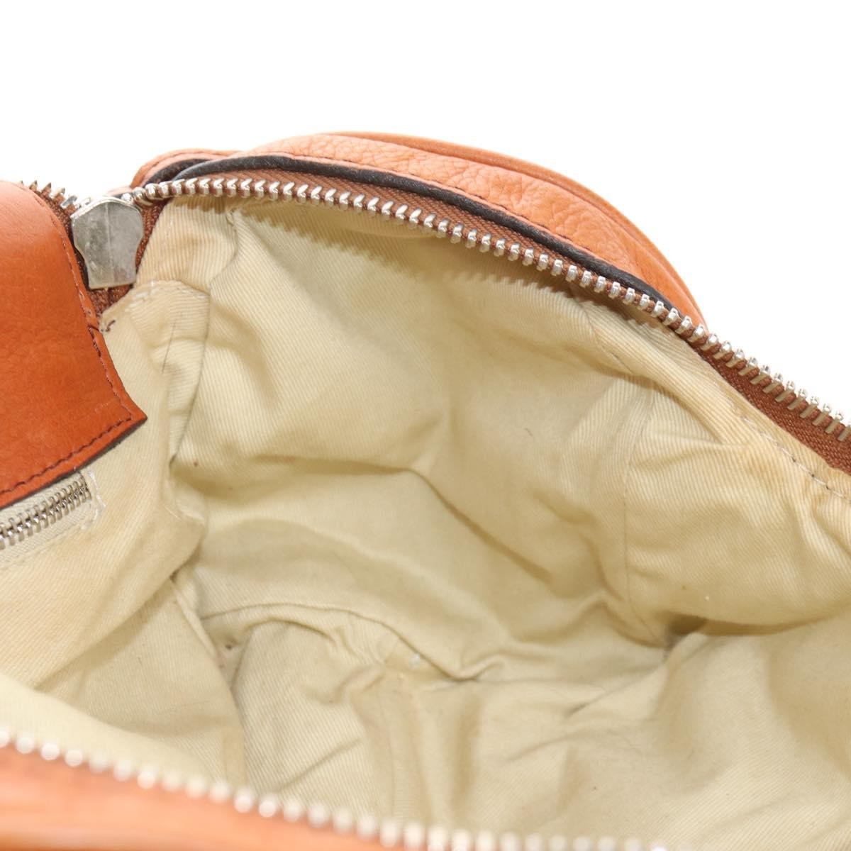 Chloe Paddington Lock Leather, Orange, Leather, Handbag