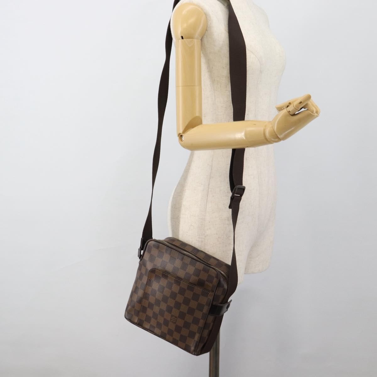 Louis Vuitton Olav Damier, Brown, Canvas, Shoulder Bag