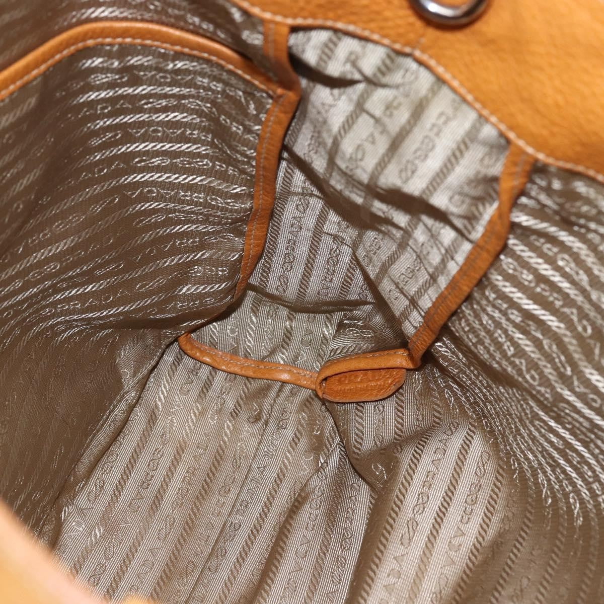 Prada Convertible Shopper Vitello Daino, Brown, Leather, Tote Bag