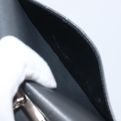 Louis Vuitton Agenda Cover Patent Leather, Black, Canvas, Wallet
