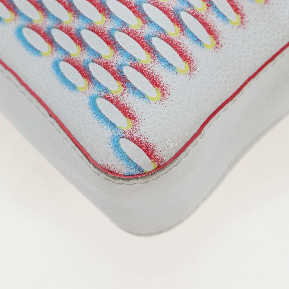 Louis Vuitton Trio Messenger Limited Edition Damier Spray Leather, White, Canvas, Handbag