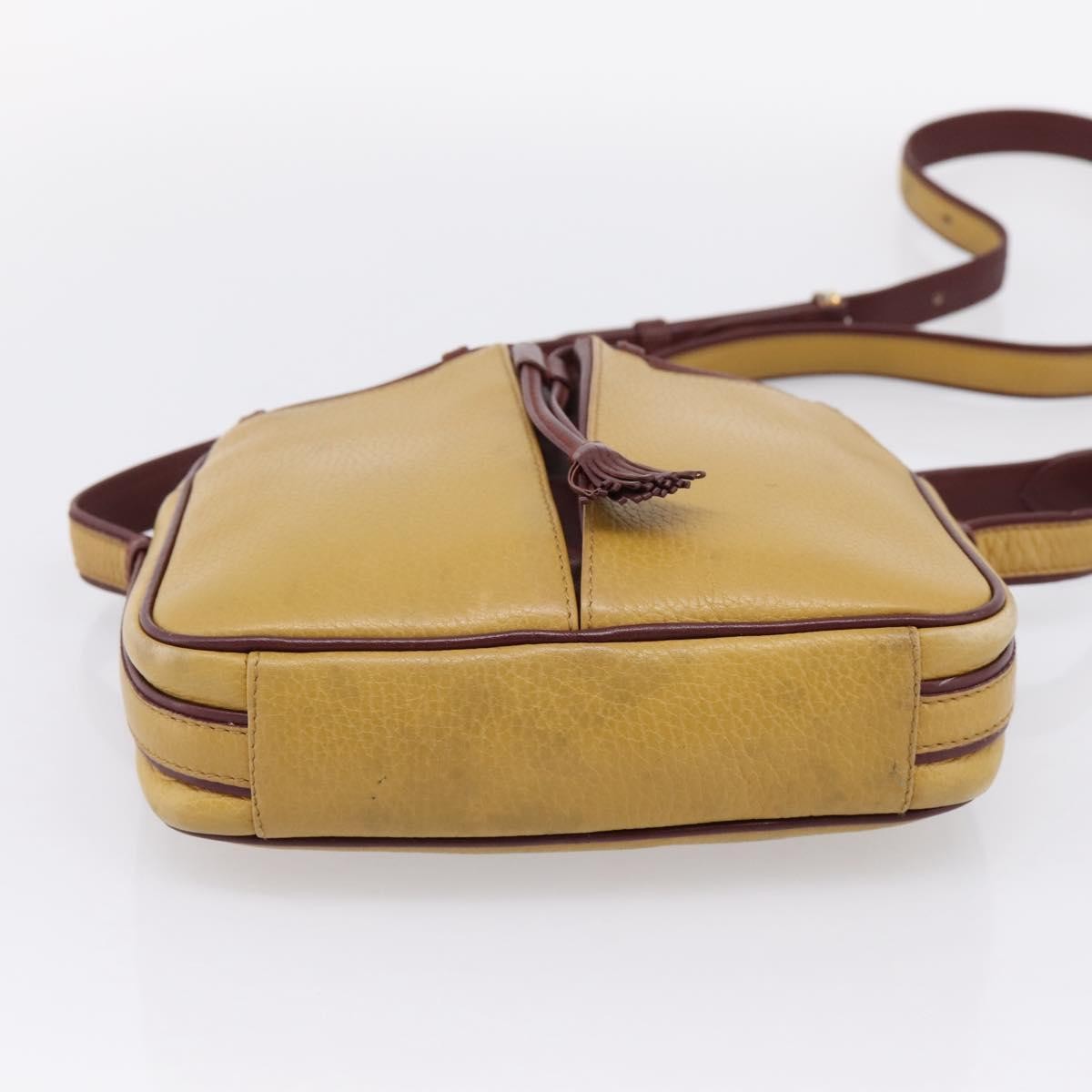 Cartier Tasseled Must de Cartier Leather, Beige, Leather, Shoulder Bag