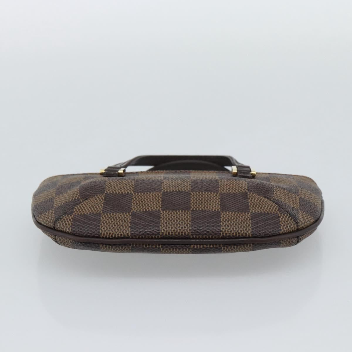 Louis Vuitton Manosque Pochette Damier, Brown, Canvas, Clutch