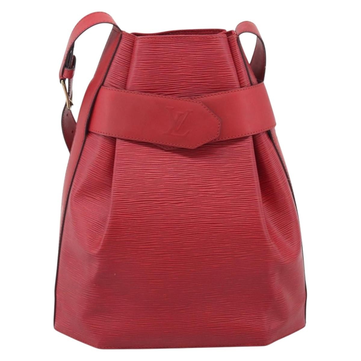 Louis Vuitton Vintage Sac d'Epaule Epi Leather, Red, Leather, Handbag
