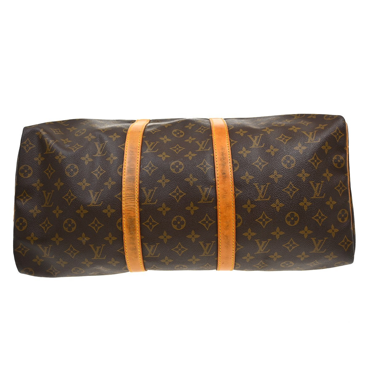 Louis Vuitton Keepall Monogram, Brown, Canvas, Travel Bag