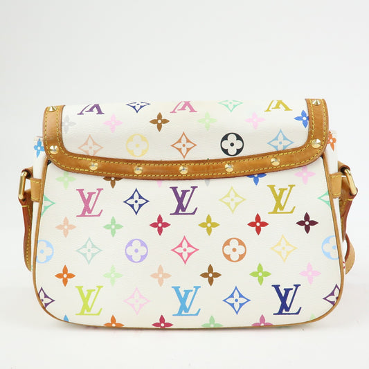 Louis Vuitton Sologne Monogram Multicolor, White, Canvas, Handbag