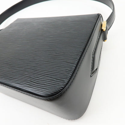 Louis Vuitton Buci Epi Leather, Black, Leather, Handbag
