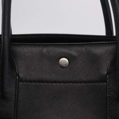 Saint Laurent Rive Gauche Shopper Embossed Leather, Black, Leather, Tote Bag