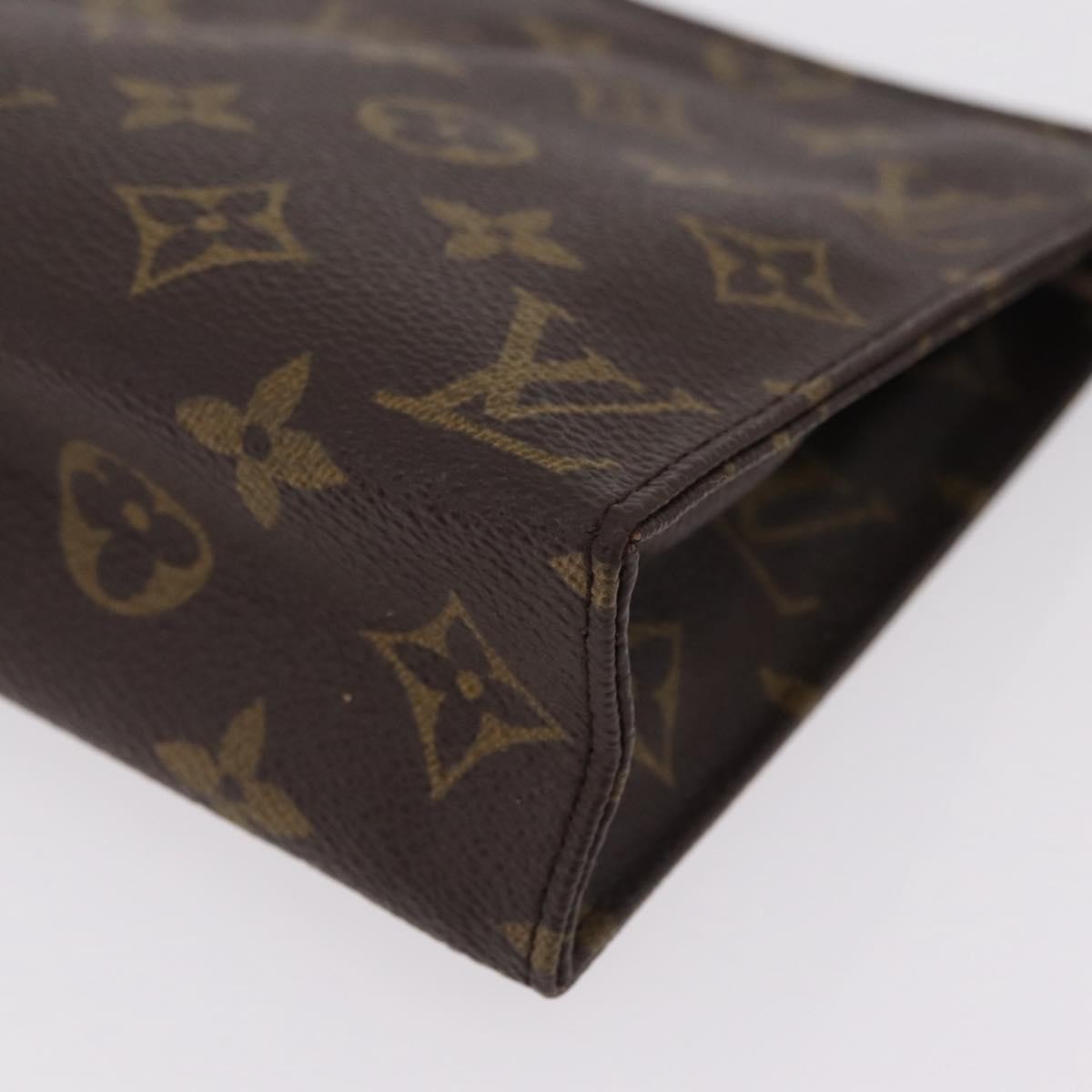 Louis Vuitton Toiletry Pouch Monogram Canvas, Brown, Canvas, Clutch