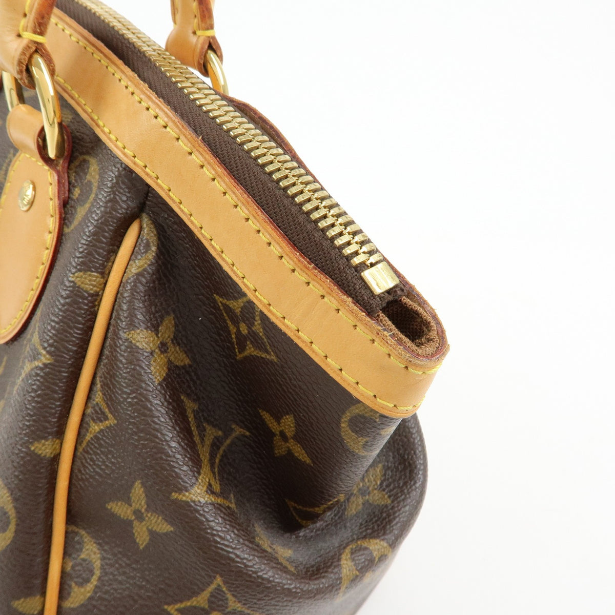 Louis Vuitton Tivoli Monogram Canvas, Brown, Canvas, Handbag