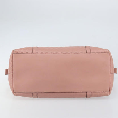 Gucci Britt Convertible Dome Satchel Microguccissima Leather, Pink, Leather, Tote Bag