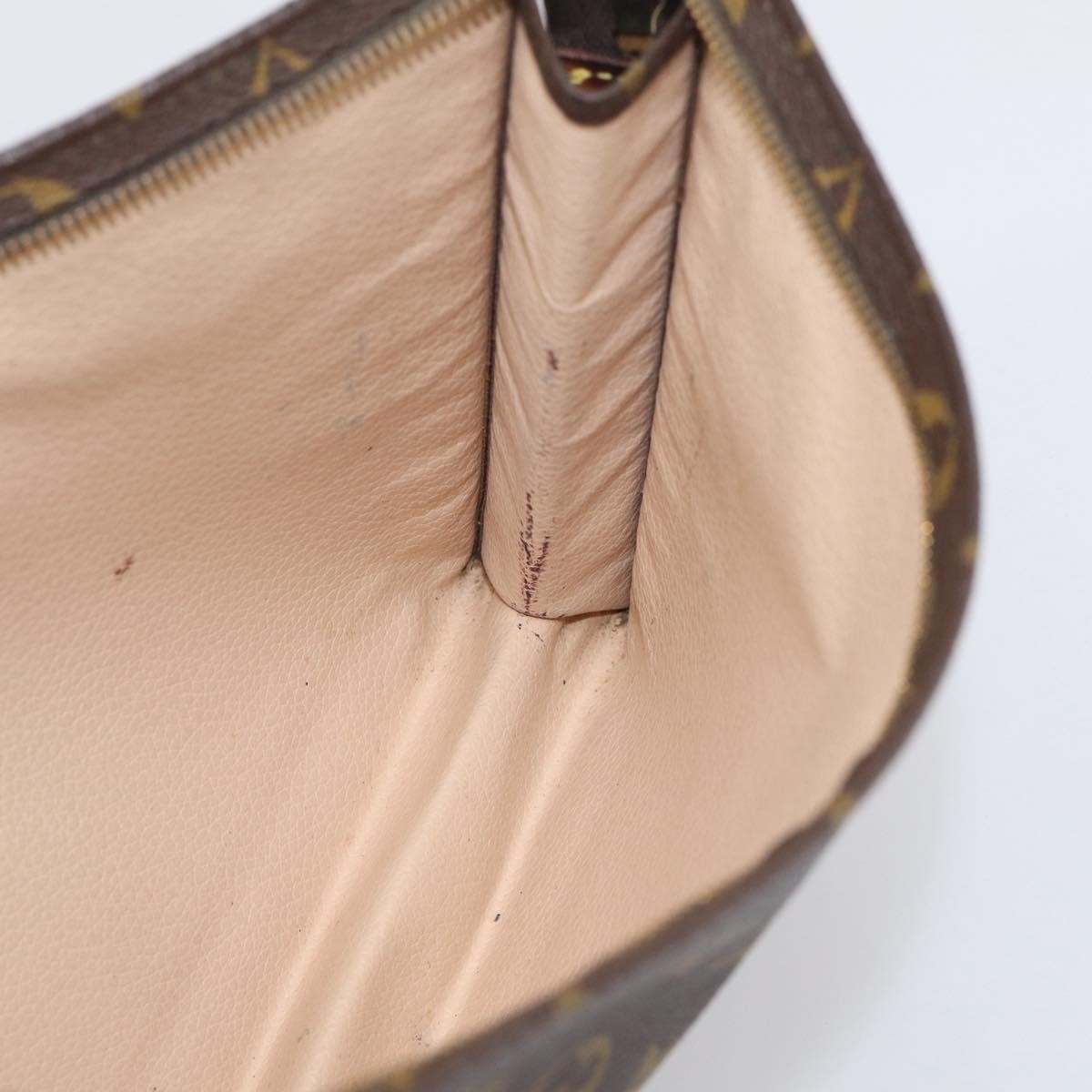 Louis Vuitton Toiletry Pouch Monogram Canvas, Brown, Canvas, Clutch