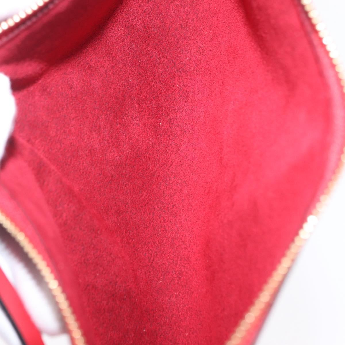 Louis Vuitton Pochette Accessoires Epi Leather, Red, Leather, Clutch