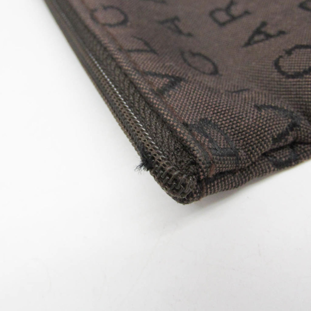 Bvlgari Logomania Canvas, Brown, Canvas, Tote Bag