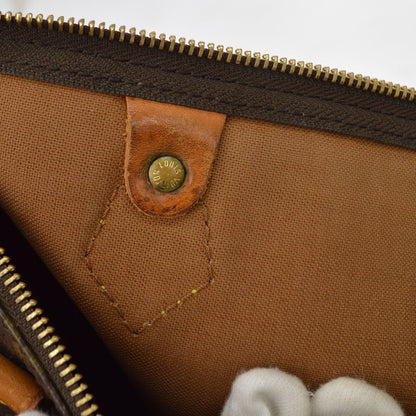 Louis Vuitton Speedy Monogram Canvas, Brown, Canvas, Handbag