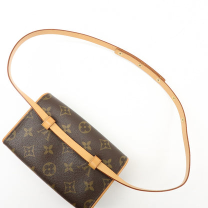 Louis Vuitton Florentine Waist Monogram Canvas, Brown, Canvas, Handbag
