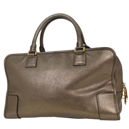 Loewe Amazona Leather, Gold, Leather, Handbag