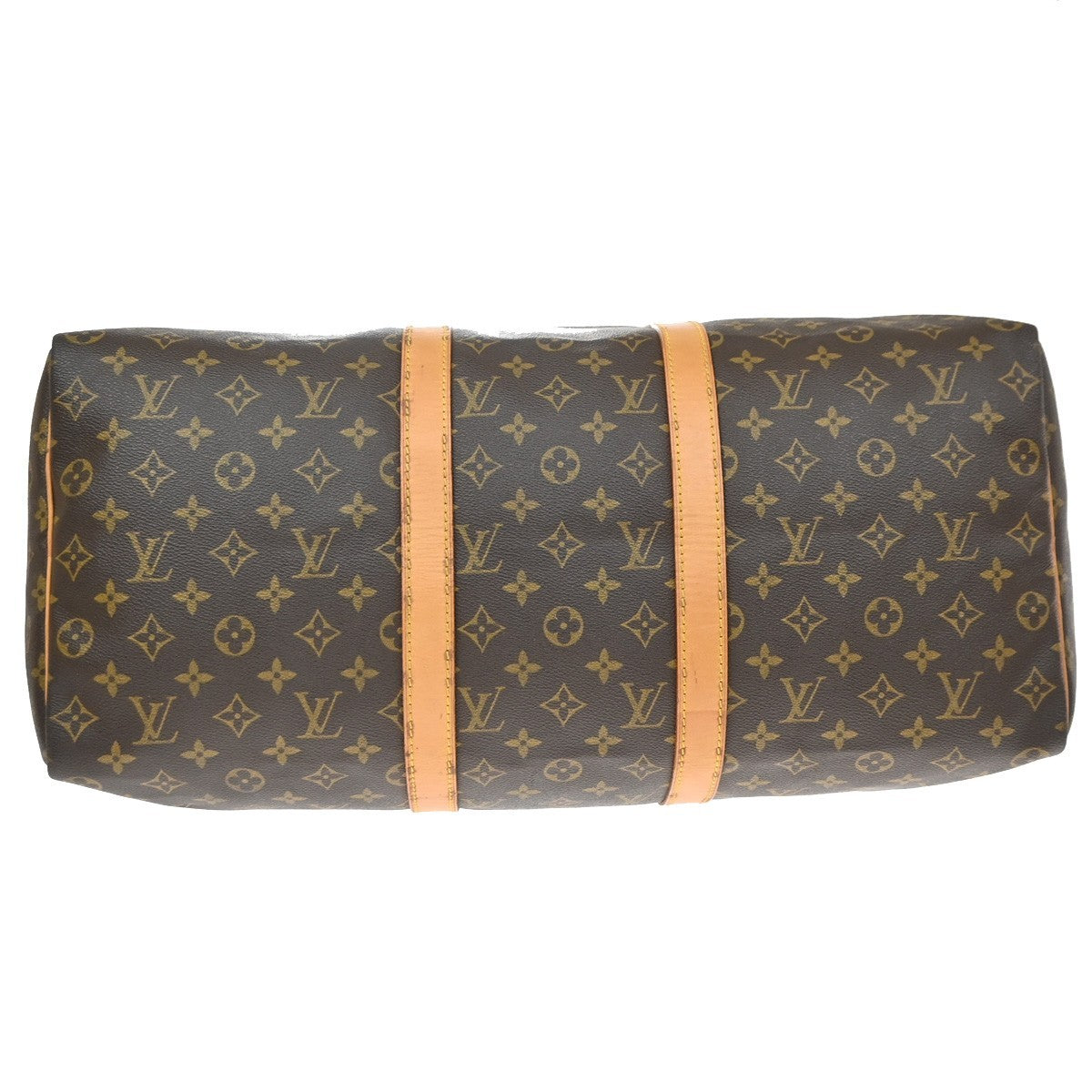 Louis Vuitton Keepall Monogram Canvas, Brown, Canvas, Travel Bag