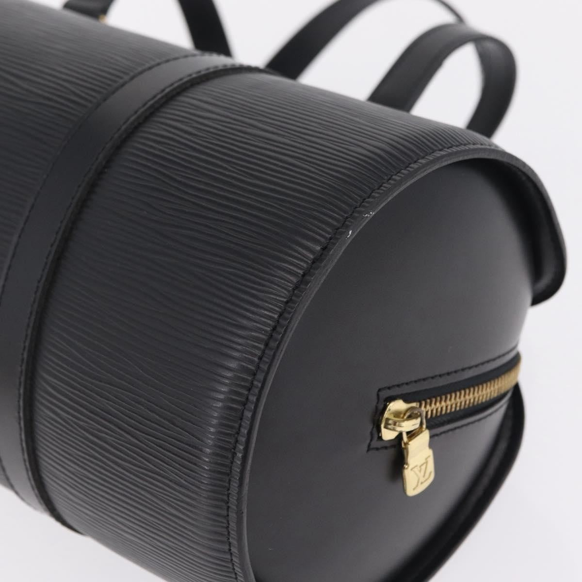 Louis Vuitton Soufflot Epi Leather, Black, Leather, Tote Bag