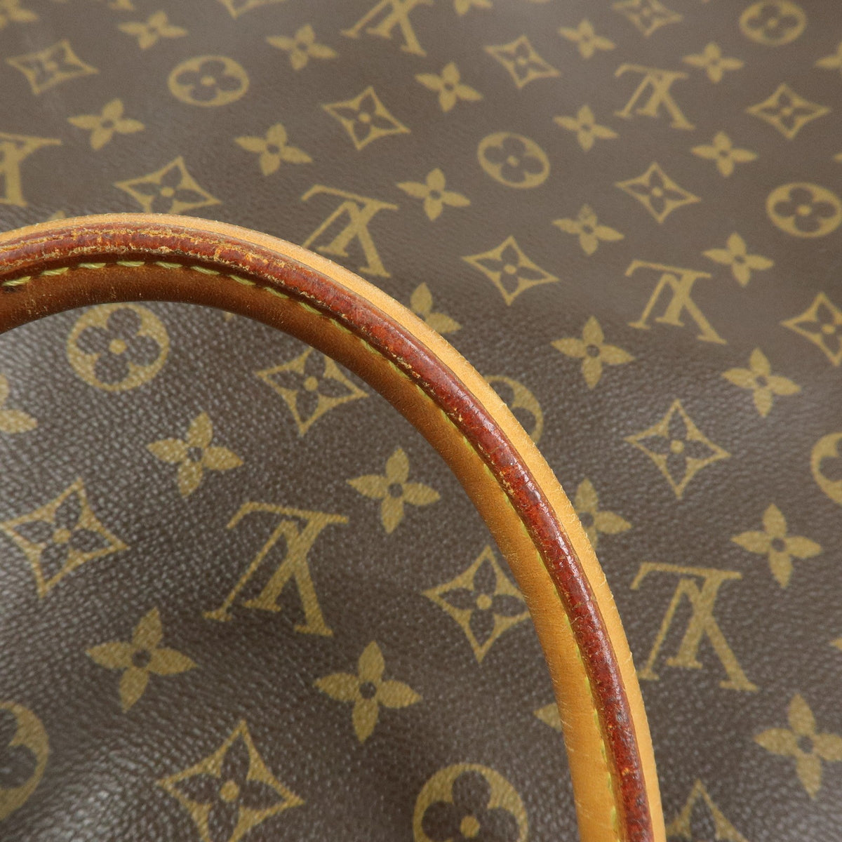 Louis Vuitton Vintage Sac Plat Monogram Canvas, Brown, Canvas, Handbag